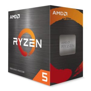 AMD – AMD Ryzen 5 5600X CPU with Wraith Stealth Cooler, AM4, 3.7GHz (4.6 Turbo), 6-Core, 65W, 35MB Cache, 7nm, 5th Gen, No Graphics