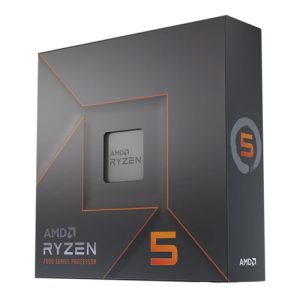 AMD – AMD Ryzen 5 7600X CPU, AM5, 4.7GHz (5.3 Turbo), 6-Core, 105W (142W Turbo), 38MB Cache, 5nm, 7th Gen, Radeon Graphics, NO HEATSINK/FAN