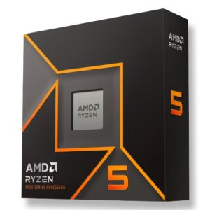 AMD – AMD Ryzen 5 9600X CPU, AM5, 3.9GHz (5.4 Turbo), 6-Core, 65W, 38MB Cache, 4nm, 9th Gen, Radeon Graphics, NO HEATSINK/FAN