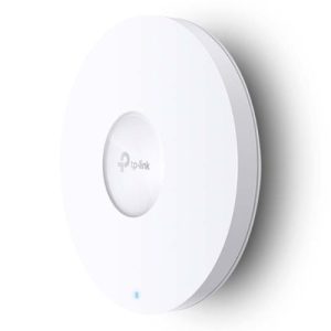 TP-LINK – TP-LINK (EAP610 NEW) AX1800 Dual Band Ceiling Mount Wi-Fi 6 Access Point, PoE+, GB LAN, Omada Mesh, Free Software