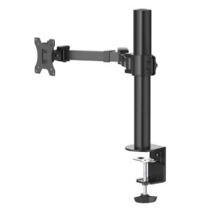 HAMA – Hama Full-Motion Single Monitor Arm, 13-35″ Monitors, Height-Adjustable, Swivel/Tilt, Pull-Out, Clamp