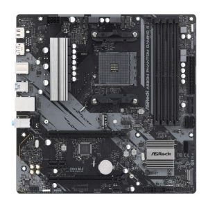 ASROCK – Asrock A520M PHANTOM GAMING 4, AMD A520, AM4, Micro ATX, 4 DDR4, HDMI, DP, 2x M.2