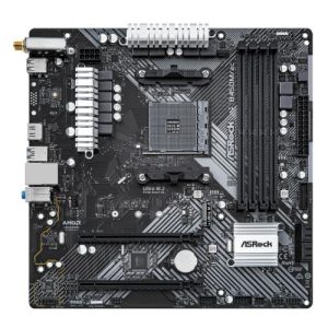 ASROCK – Asrock B450M/AC R2.0, AMD B450, AM4, Micro ATX, 4 DDR4, HDMI, GB LAN, AC Wi-Fi, 1x M.2