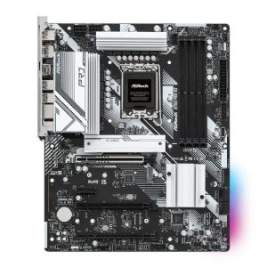 ASROCK – Asrock B760 PRO RS, Intel B760, 1700, ATX, 4 DDR5, HDMI, DP, eDP, 2.5G LAN, PCIe5, 3x M.2, RGB