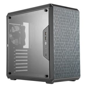 COOLER MASTER – Cooler Master MasterBox Q500L Gaming Case w/ Acrylic Window, ATX, Modular Design, 12cm Fan, Movable I/O Panel, Black