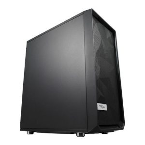 FRACTAL – Fractal Design Meshify C (Black Solid) Gaming Case, ATX, Angular Mesh Front, High-airflow, 2 x 12cm Fans