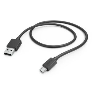 HAMA – Hama USB-A to Micro USB Quick Charging Cable, USB 2.0, 1 Metre, Black