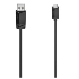 HAMA – Hama USB-A to Micro USB Cable, USB 2.0, 0.75 Metre, Black