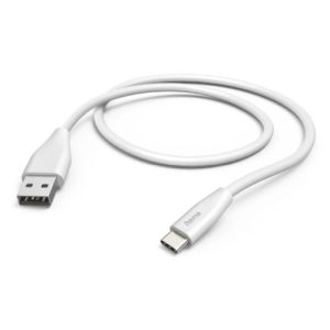 HAMA – Hama USB-A to USB-C Quick Charging Cable, USB 2.0, 1.5 Metre, White