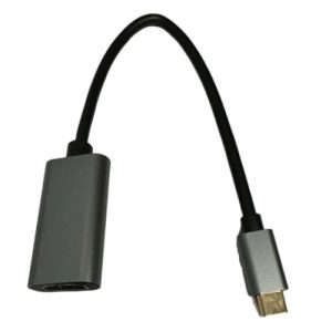 JEDEL – Jedel USB-C Male to HDMI Female Cable, 4K, 15cm, Black