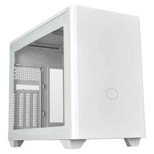 COOLER MASTER – Cooler Master MasterBox NR200P V2 Case w/ Glass or Mesh Side, Mini ITX, Requires SFX/SFX-L PSU, 1x Fan, USB-C, 356mm GPU & 280mm Radiator Support, White