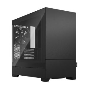 FRACTAL – Fractal Design Pop Mini Silent (Black TG) Gaming Case w/ Clear Glass Window, Micro ATX, Sound-Damping Steel & Foam, 3 Fans