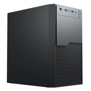 VIDA – Vida Enterprise Black Office Case, Micro ATX, 12cm Fan, Mesh Front