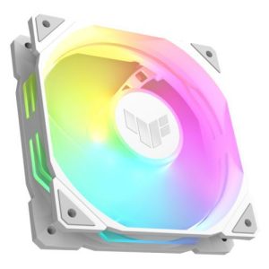 ASUS – Asus TUF Gaming TR120 ARGB 12cm PWM Case Fan (Single), Hydraulic  Bearing, 28mm Frame, Double-layer LED Matrix Design, 2000 RPM, White