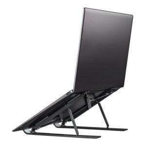 HAMA – Hama Light Foldable Laptop Stand, Adjustable Incline, Laptops up to 15.6″, Carry Pouch