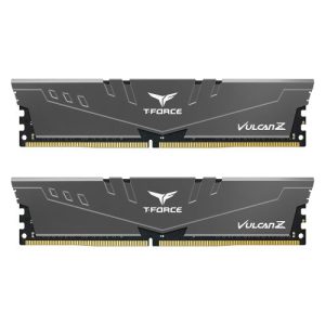 TEAM – Team T-Force Vulcan Z 16GB Kit (2 x 8GB), DDR4, 3200MHz (PC4-25600), CL16, XMP 2.0, DIMM Memory, Grey