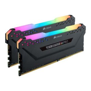 CORSAIR – Corsair Vengeance RGB Pro 32GB Memory Kit (2 x 16GB), DDR4, 3200MHz (PC4-25600), CL16, XMP 2.0, Black