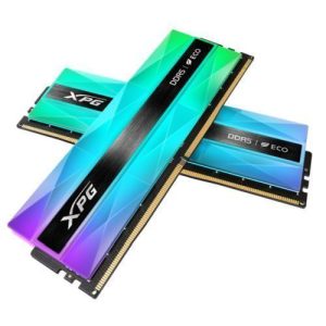 ADATA – ADATA XPG Lancer Neon RGB 32GB Kit (2 x 16GB), DDR5, 8000MHz, CL38, 1.45V, ECC, PMIC, XMP 3.0, DIMM Memory