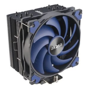 AKASA – Akasa Alucia H4 Plus Heatsink & Fan, Intel & AMD Sockets, 4-Heatpipe, 12cm PWM Fan, Hydro Dynamic Bearing, 185W TDP