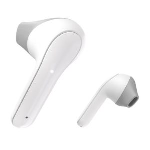 HAMA – Hama (Freedom Light) Bluetooth Earbuds with Microphone, Touch Control, Voice Control, Charging/Carry Case Included, White