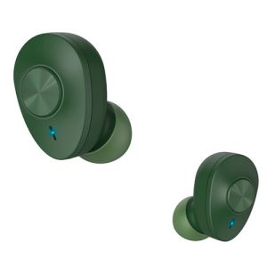 HAMA – Hama (Freedom Buddy) Bluetooth Earbuds with Mic, Bass Boost, True Wireless, Touch Control, Voice Control, Charging Case, Green