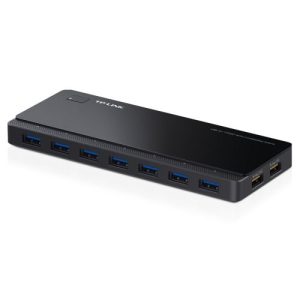 TP-LINK – TP-LINK (UH720) External 7-Port USB 3.0 Hub, Hot Plugging, 2 x 5V/2.4A Charging Ports