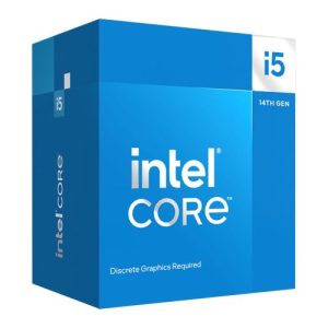 INTEL – Intel Core i5-14400F CPU, 1700, Up to 4.7GHz, 10-Core, 65W (148W Turbo), 10nm, 20MB Cache, Raptor Lake Refresh, No Graphics