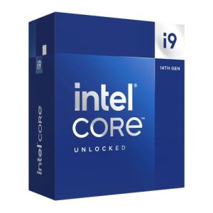 INTEL – Intel Core i9-14900K CPU, 1700, 3.2 GHz (6.0 Turbo), 24-Core, 125W (253W Turbo), 10nm, 36MB Cache, Overclockable, Raptor Lake Refresh, NO HEATSINK/FAN