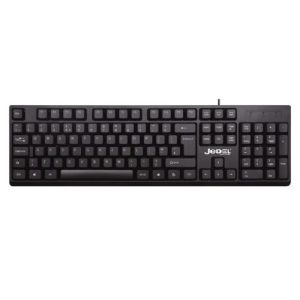 JEDEL – Jedel K29 Wired USB Keyboard, Spill-Proof, Quiet Keys, Narrow Frame, Black