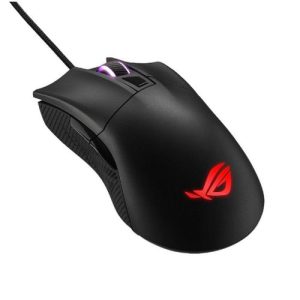 ASUS – Asus ROG Gladius II Core Gaming Mouse, 200-6200 DPI, Lightweight, Ergonomic, RGB Lighting