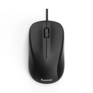 HAMA – Hama MC-300 Wired Optical Mouse, 1200 DPI, USB, 3 Buttons, Black