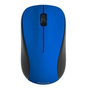 HAMA – Hama MW-300 V2 Wireless Optical Mouse, 3 Buttons, Quiet, Ambidextrous, Blue/Black