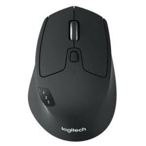 LOGITECH – Logitech M720 Triathlon Wireless Optical Mouse, Easy Device Switch, 1000 DPI, 8 Buttons, Hyper Fast Scroll, Black