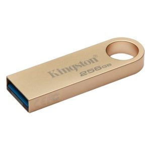 KINGSTON – Kingston 256GB DataTraveler SE9 G3 Memory Pen, USB 3.2 Gen1 Type-A, Metal Gold Casing