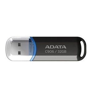 ADATA – ADATA 32GB C906 USB 2.0 Memory Pen, Compact, Black & Blue