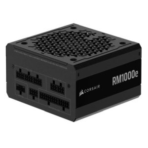 CORSAIR – Corsair 1000W RMe Series RM1000e PSU, Fully Modular, Low-Noise, 80+Gold, Zero RPM Mode, ATX 3.1, PCIe 5.1