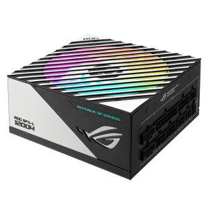 ASUS – Asus 1200W ROG LOKI SFX-L Platinum PSU, Small Form Factor, Fully Modular, 80+ Platinum, PCIe 5.0, 0dB Fan Button, RGB, ATX-to- SFX Bracket