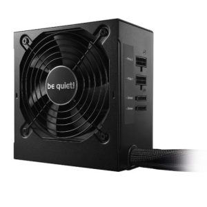 BEQUIET – Be Quiet! 500W System Power 9 CM PSU, Semi-Modular, Sleeve Bearing, 80+ Bronze, Dual 12V, Cont. Power