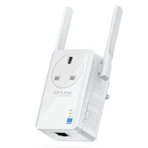 TP-LINK – TP-LINK (TL-WA860RE) 300Mbps Wall-Plug Wifi Range Extender, AC Passthrough, 1 LAN