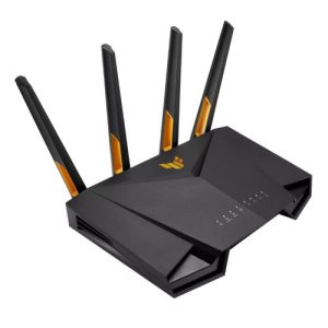 ASUS – Asus (TUF-AX4200) TUF Gaming AX4200 Dual Band Wi-Fi 6 Gaming Router, Mobile Game Mode, 3 Steps Port Forwarding, 2.5G LAN, AiMesh, AiProtection Pro