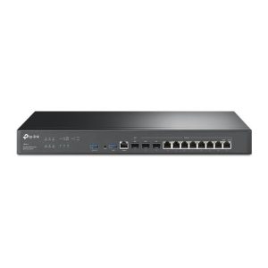 TP-LINK – TP-LINK (ER8411) Omada VPN Router with 10G Ports, Omada SDN, 2x 10GE SFP+, Up to 10 WAN, Abundant Security Features