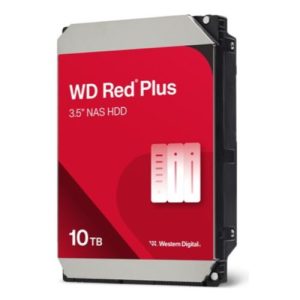 WD – WD 3.5″, 10TB, SATA3, Red Plus NAS Hard Drive, 7200RPM, 256MB Cache, OEM