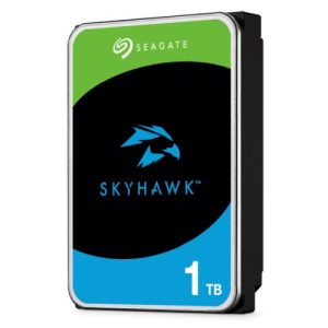 SEAGATE – Seagate 3.5″, 1TB, SATA3, SkyHawk Surveillance Hard Drive, 256MB Cache, 8 Drive Bays Supported, 24/7, CMR, OEM