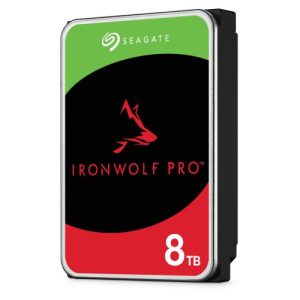 SEAGATE – Seagate 3.5″, 8TB, SATA3, IronWolf Pro NAS Hard Drive, 7200RPM, 256MB Cache, CMR, OEM