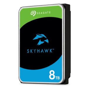 SEAGATE – Seagate 3.5″, 8TB, SATA3, SkyHawk Surveillance Hard Drive, 256MB Cache, 16 Drive Bays Supported, 24/7, CMR, OEM