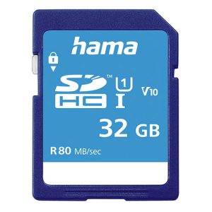 HAMA – Hama 32GB SDHC Card, UHS-I Class 10, 80MB/s