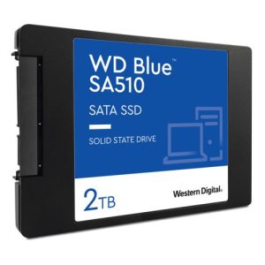 WD – WD 2TB Blue SA510 G3 SSD, 2.5″, SATA3, R/W 560/520 MB/s, 87K/83K IOPS, 7mm