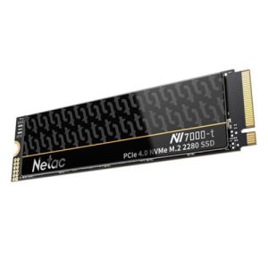 NETAC – Netac 4TB NV7000-T M.2 NVMe Gen4 SSD, M.2 2280, PCIe4, 3D NAND, R/W 7300/6700 MB/s, Heatspreader