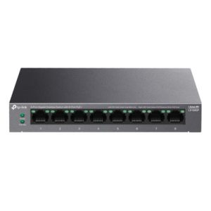 TP-LINK – TP-LINK (LS108GP) 8-Port Gigabit Desktop LiteWave Switch with 8-Port PoE+, Metal Casing