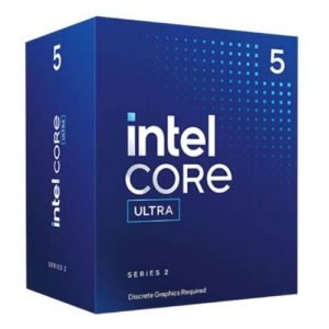 INTEL – Intel Core Ultra 5 225F CPU, 1851, 4.9GHz Turbo, 10-Core, 65W (121W Turbo), 20MB Cache, Arrow Lake, No Graphics